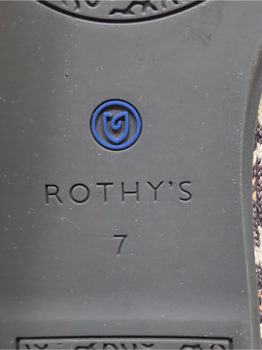 Rothy's Leopard Print Flats with Red Trim - Picture 7 of 9